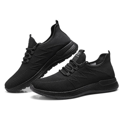 强人男鞋夏季透气防滑软底飞织运动男鞋休闲鞋2022爆款男鞋 商品图9