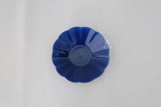 【5个起售】莺歌陶坊瓷器蓝色/黑色杯托 商品图0