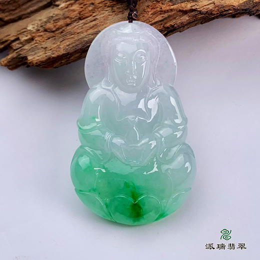 派瑞翡翠 翡翠观音 糯种 飘翠 商品图3