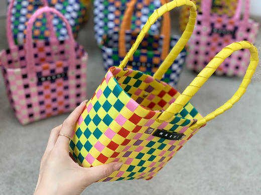 mini版编织菜篮子-黄色 商品图4