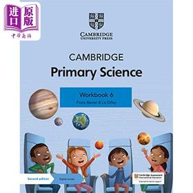 NEW Cambridge Primary Science Workbook 6 with Digital Access (1 Year) 剑桥小学科学练习册六年级