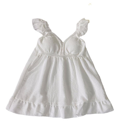 无袖背心带胸垫花边睡衣仙女套装 QYSY980 商品图4