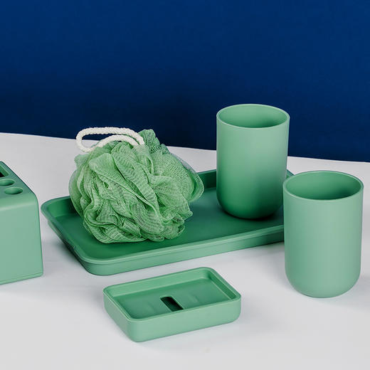 名创优品 SO-WJL11155质感系列卫浴6件套（绿色） 商品图3