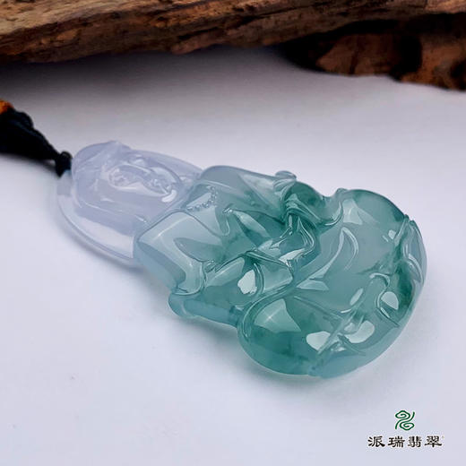 派瑞翡翠 翡翠观音 冰种 飘翠 商品图3