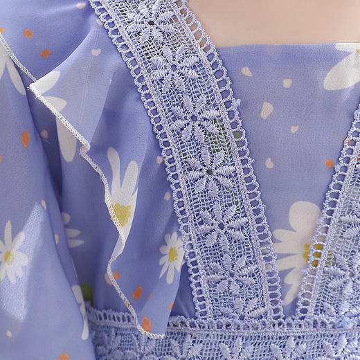 儿童洋气碎花刺绣裙子中大童裙LS-03P530 商品图3