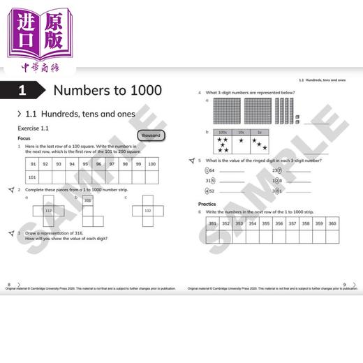 NEW Cambridge Primary Mathematics Workbook 3剑桥小学数学练习册三年级 商品图3