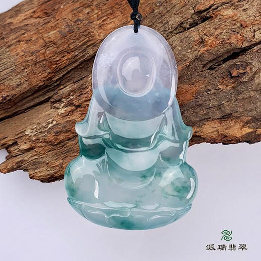 派瑞翡翠 翡翠观音 冰种 飘翠 商品图1