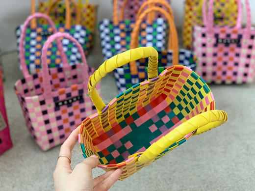 mini版编织菜篮子-黄色 商品图8