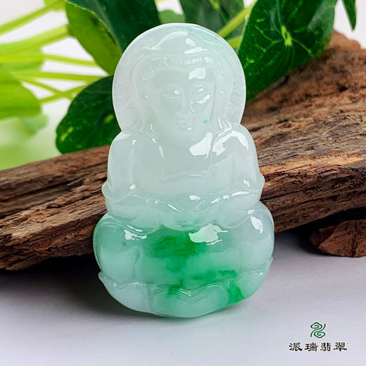 派瑞翡翠 翡翠观音 糯种 飘翠 商品图2