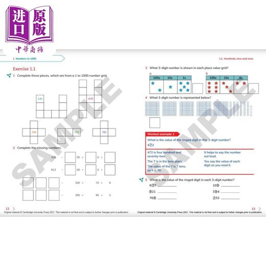 NEW Cambridge Primary Mathematics Learner's Book 3剑桥小学数学学生书三年级 商品图3