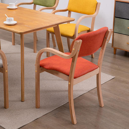 【家居建材】养老院餐桌椅 现代简约 敬老院老年人木质餐桌 餐厅座椅饭桌椅子 商品图3