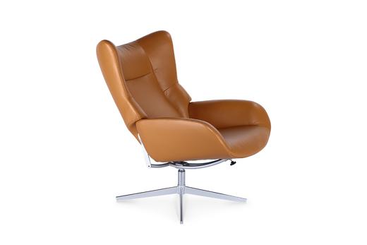 丹麦 Kebe 福斯椅四星脚 FOX  4star  leg chair  躺椅+脚踏 可旋转  带倾仰 商品图2