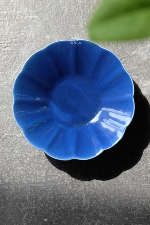 【5个起售】莺歌陶坊瓷器蓝色/黑色杯托 商品图2