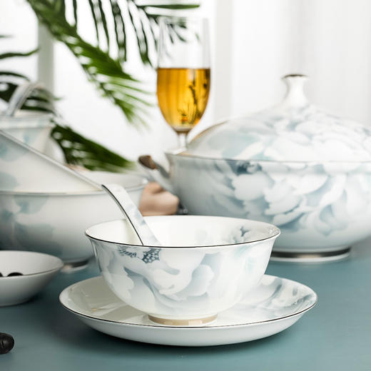 7F HUAGUANG华光国瓷  灰牡丹 商品图0