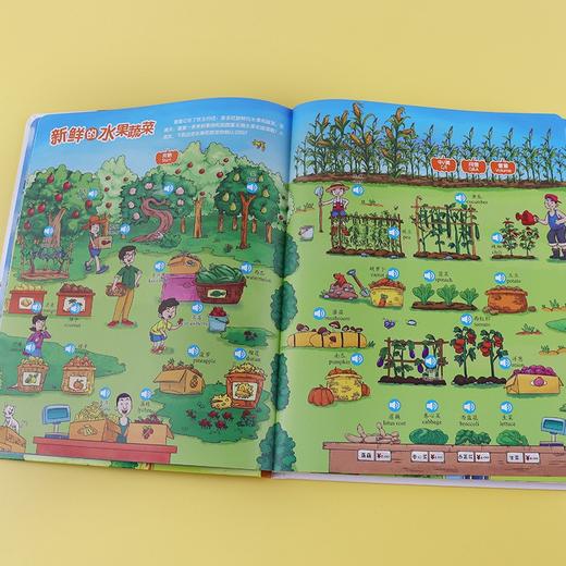 (仓发) 书童丫丫 幼儿情景认知英语汉语发声书点读书/四川少年儿童出版社/书童文化/9787536599390 商品图3