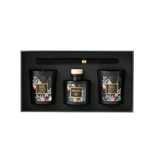 名创优品 SO-WJL1153优雅夏花系列--香薰礼盒套装 商品图2