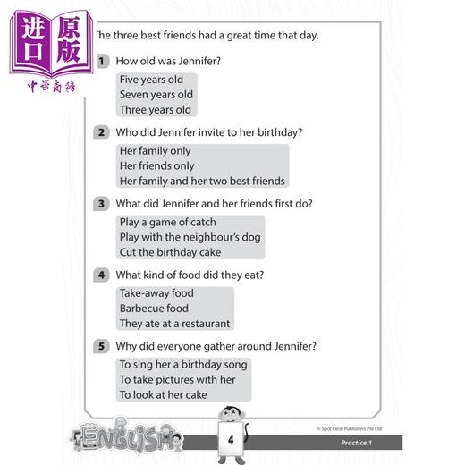 【中商原版】新加坡教辅 K2 Challenging English Practices 幼儿园英语挑战练习 商品图2