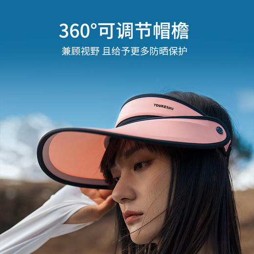 有棵树光合作用女士空顶防晒帽G-H727 商品图1