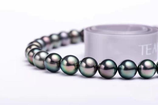 9-12mm大溪地黑珍珠混彩黑珍珠整圈项链 商品图1