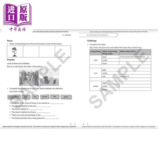 NEW Cambridge Primary Science Workbook 2 with Digital Access (1 Year) 剑桥小学科学练习册二年级 商品图2