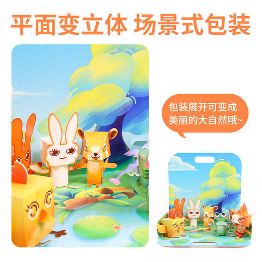 爱涂图剪纸书儿童diy3岁幼儿园立体制作手工折纸益智幼儿玩具 商品图4