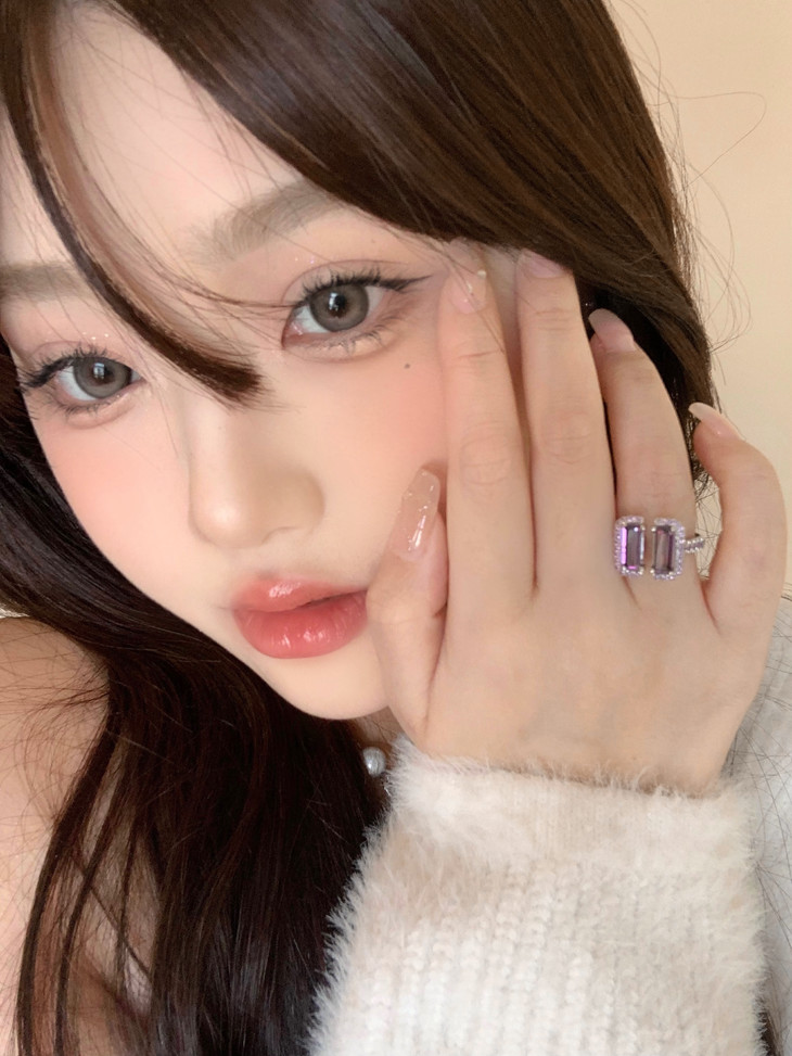 Recolook年抛隐形眼镜 水滴光晕14.5mm 1副/2片-VVCON美瞳网21