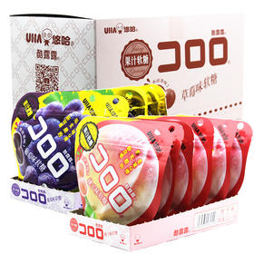 【食品酒水】悠哈酷露露果汁软糖52g*6袋整盒UHA糖果零食网红休闲零食