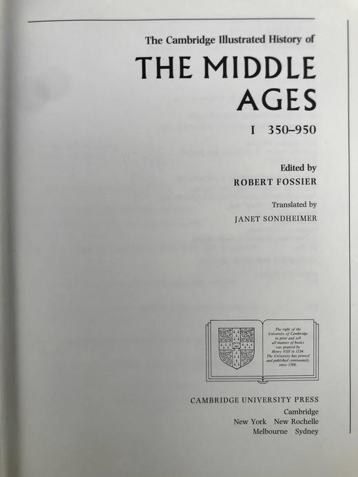 剑桥中世纪图史（卷1：350-950年） 数百幅插图 精装16开 商品图3