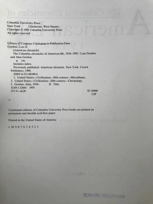 哥伦比亚美国生活编年史：1910-1992 数百幅插图 精装16开 商品图4