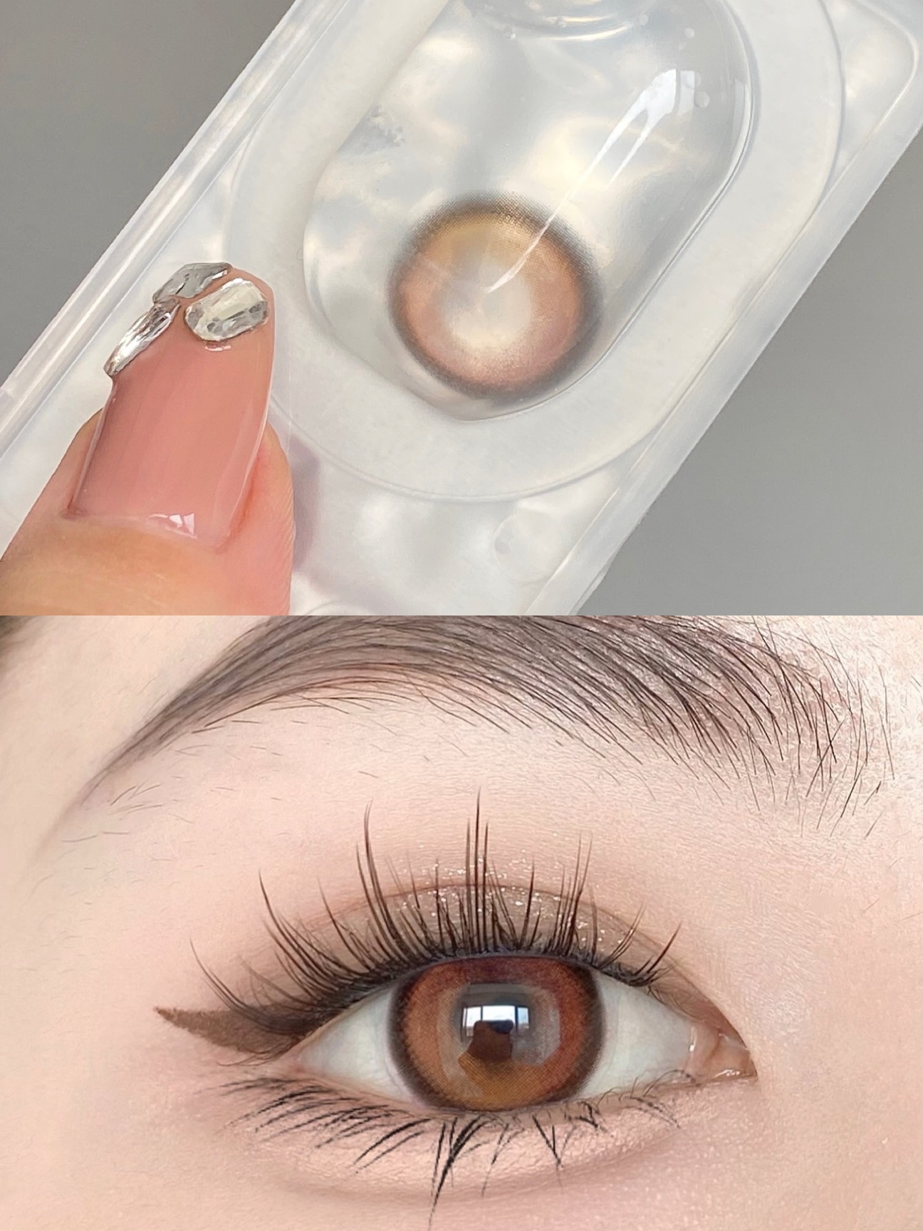 KIRAFAIRY年抛隐形眼镜 火焰色14.2mm 1副/2片-VVCON美瞳网9