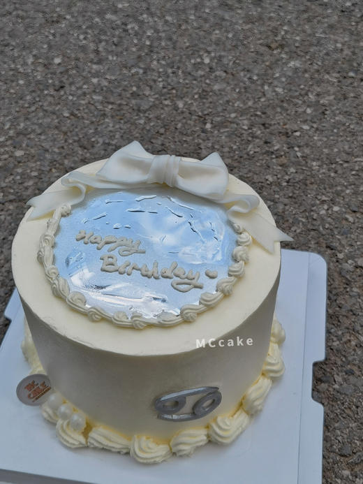 巨蟹座镜面装饰蛋糕 商品图1