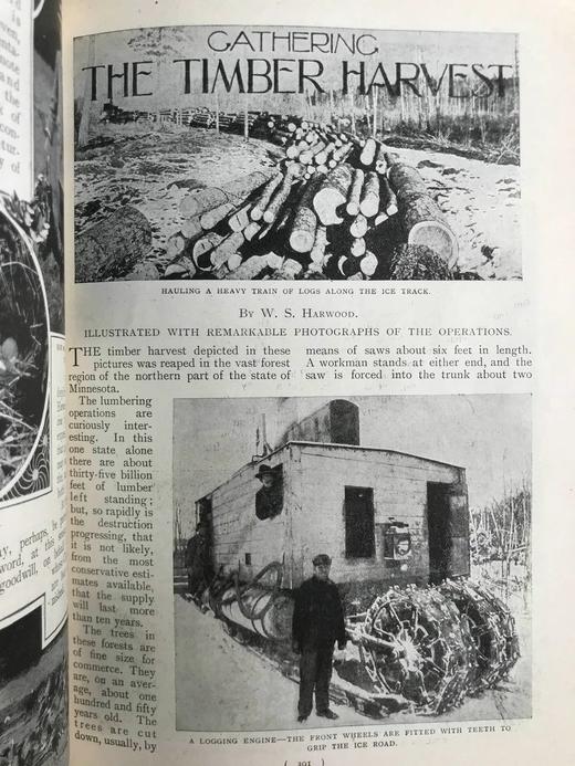 1900年8月-1901年1月 哈姆斯沃斯杂志 数百幅插图 布面精装18开 商品图4