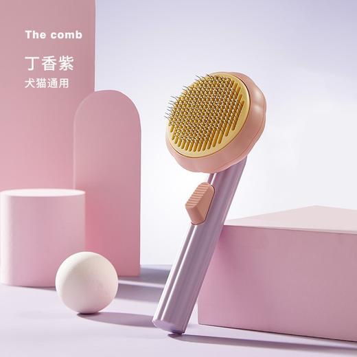 【宠物用品】宠物清洁祛毛梳 带免洗湿巾粘毛器猫咪梳子狗狗去浮毛猫犬专用梳 商品图5