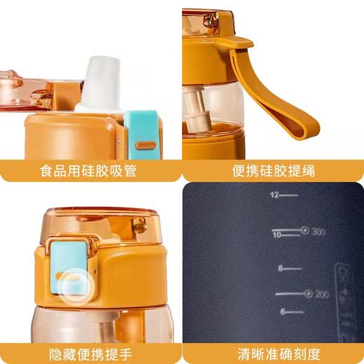 迪乐贝尔 极炫磨砂吸管杯550ml(多款可选) 商品图3