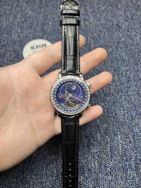 PP百达翡丽‮空星版级升‬6102天月款‮内日‬瓦苍‮列系穹‬你可想象‮空星把‬佩戴在腕上吗？