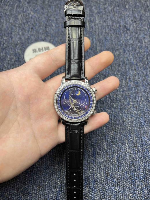 PP百达翡丽‮空星版级升‬6102天月款‮内日‬瓦苍‮列系穹‬你可想象‮空星把‬佩戴在腕上吗？ 商品图0