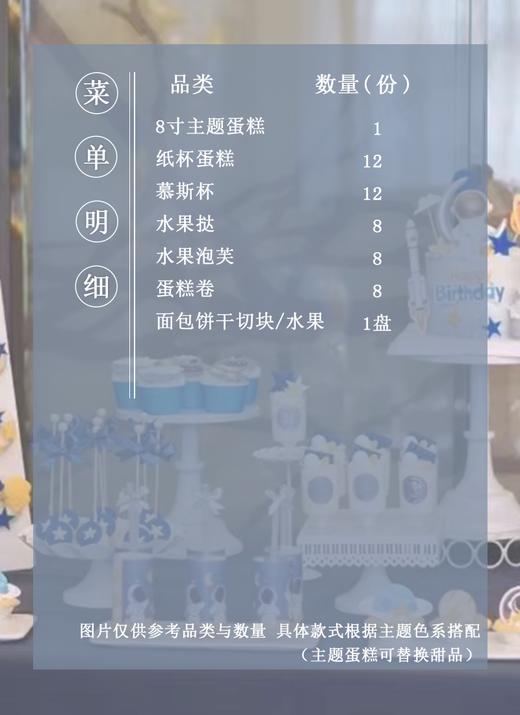 宝宝宴/卡通主题甜品台定制-价格仅为定价，详情需咨询客服 商品图1