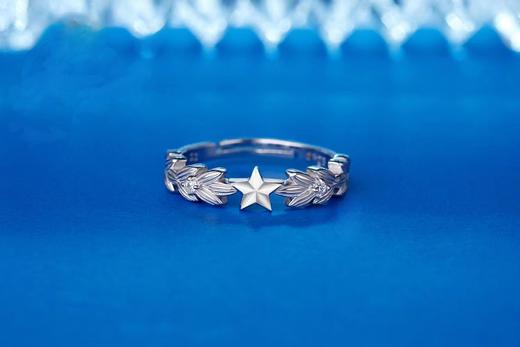 新款《橄榄枝五星戒指》将我的橄榄枝带上你的无名指 商品图1