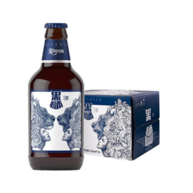 雪花啤酒  黑狮白啤 单瓶  整箱330ml*12瓶【BC】【ZM】