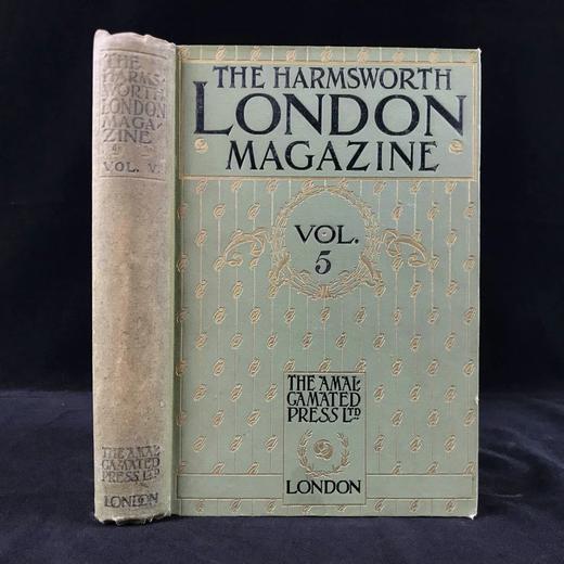 1900年8月-1901年1月 哈姆斯沃斯杂志 数百幅插图 布面精装18开 商品图0