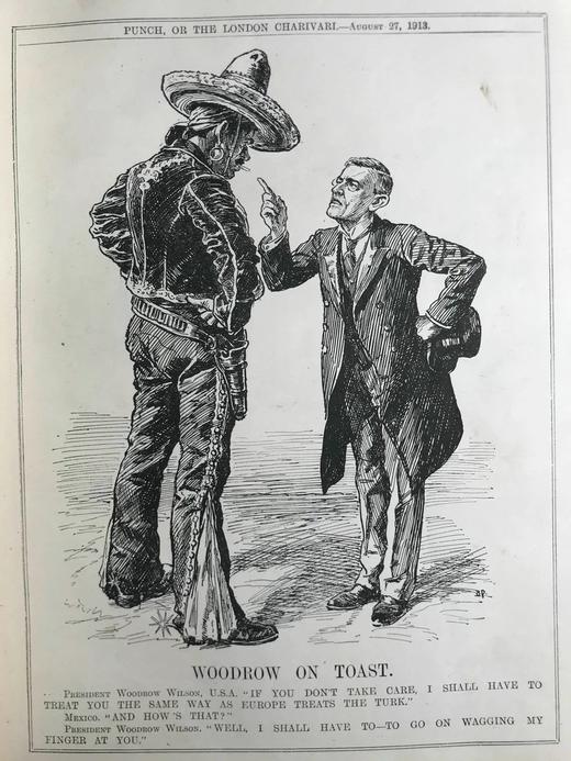 1913年7-12月 英国讽刺漫画杂志《笨拙》 漆布精装16开 商品图4