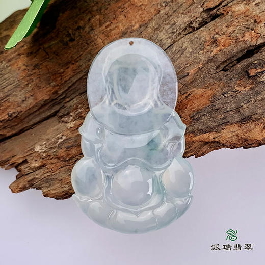 派瑞翡翠 翡翠观音 糯冰种 飘翠 商品图1