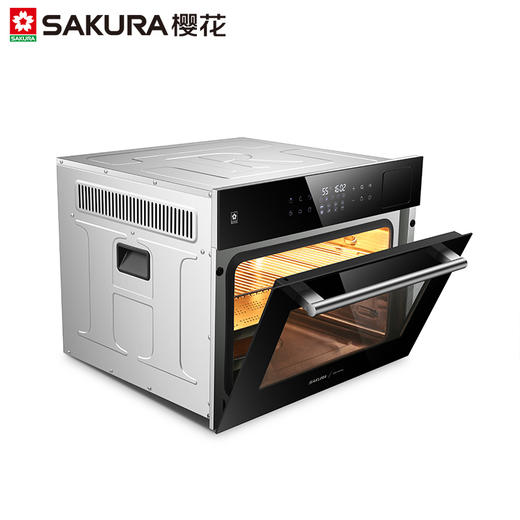 樱花(Sakura)嵌入式电蒸箱 55L大容量电蒸箱 电脑精准控温 全自动独立式水箱 嵌入式电蒸炉SCE-55Z01A 商品图2