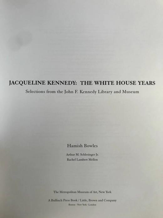 杰奎琳·肯尼迪的白宫岁月 约200幅插图 平装大16开 商品图3