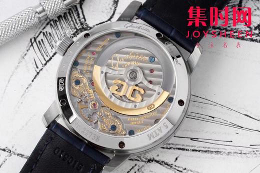 格拉苏蒂 原创偏心系列 AI“德味儿”的腕表———格拉苏蒂原创90偏心大日历 商品图8