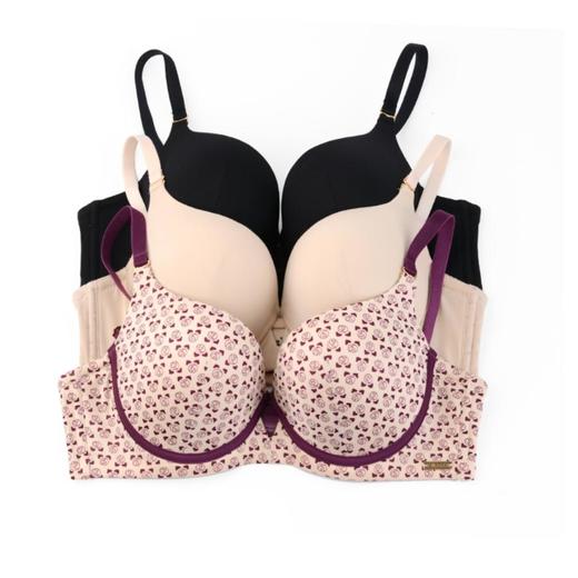 3楼安莉芳光面小胸厚杯上托聚拢文胸EB00230 商品图0