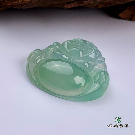 派瑞翡翠 翡翠佛 冰种 绿色 商品图4