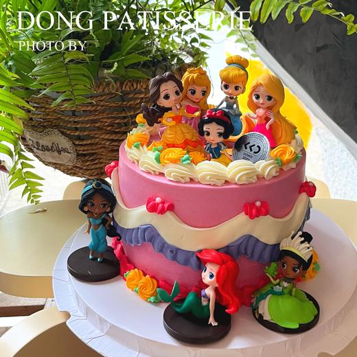 迪士尼在逃公主· 奶油霜蛋糕 商品图0