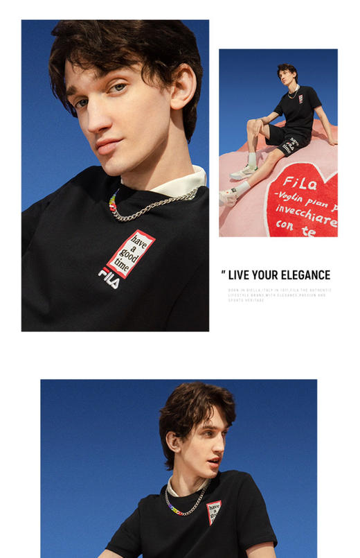 Fila X HAGT联名款情侣短袖T恤王一博蔡徐坤同款 商品图7
