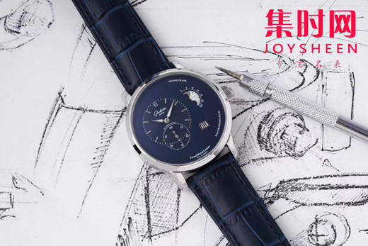 格拉苏蒂 原创偏心系列 AI“德味儿”的腕表———格拉苏蒂原创90偏心大日历 商品图0